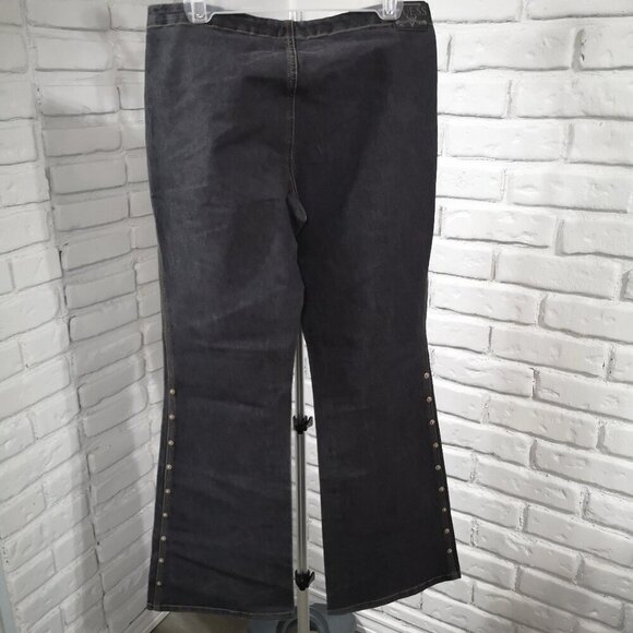 Guess Jeans Authentic Original Design Ladies Flare Legs Grey Jeans - Picture 2 of 15